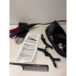 AXUF Mini Styler HD Flat‎ Iron Tourmaline Nano-Silver Technology Travel Size